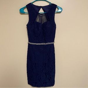 Blue Senior Prom Dress